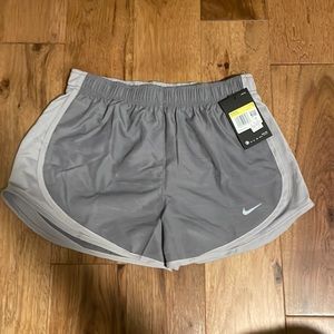 NWT Nike Size Small S Womens Dry Fit Running Shorts Athletic Grey Gray